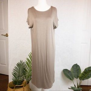 Forever 21 T Shirt Midi Dress Casual Boxy Stretchy